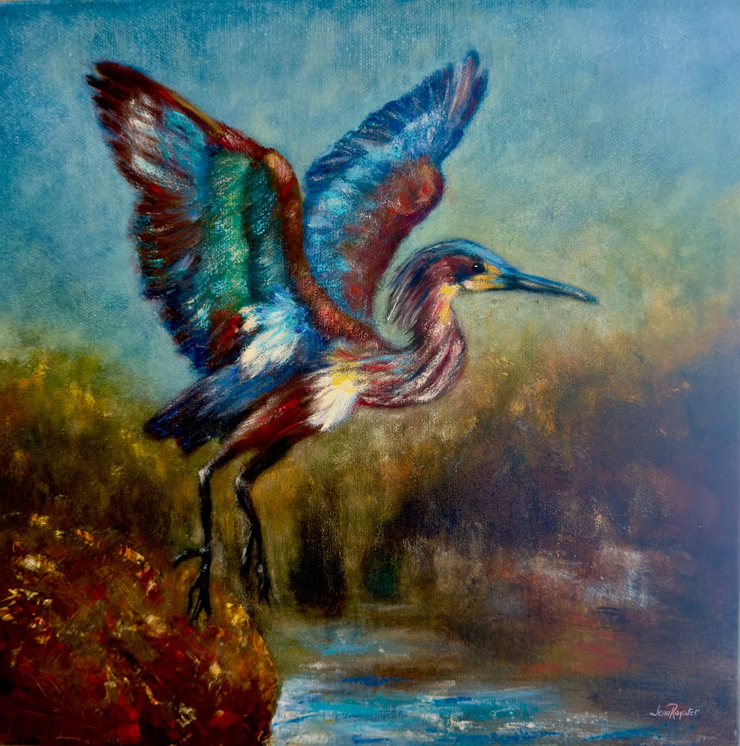 Colors Carried on a Breath of Hope